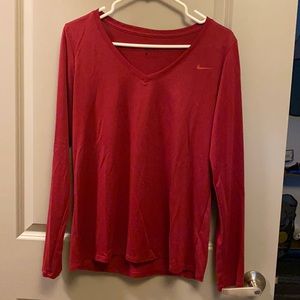 Women’s Nike Dri-Fit Maroon Long Sleeve